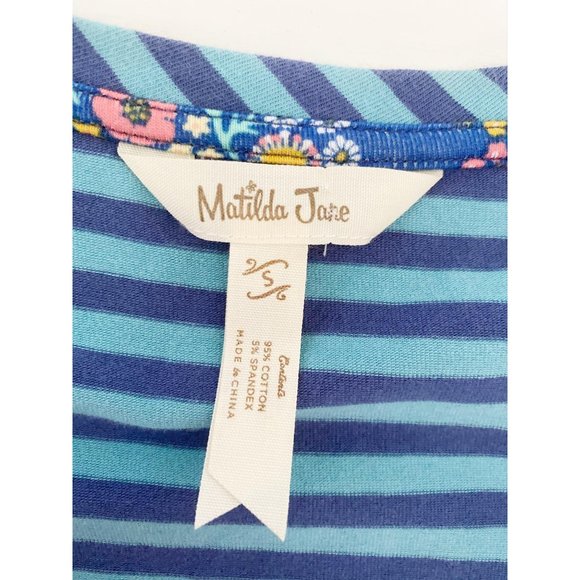Matilda Jane Blue Striped Walkabout Dress - Picture 4 of 6